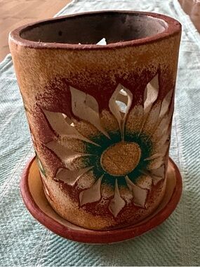 Artisan made Candle holder from Mexico